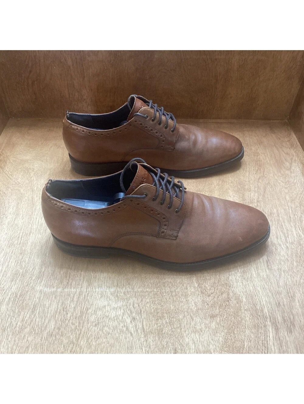 Cole Haan Grand 2.0 Shoes Mens Size 9.5 M Brown Leather C30626 Casual Preppy